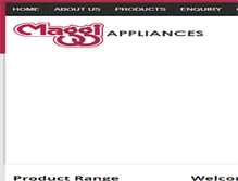 Tablet Screenshot of maggiappliance.com